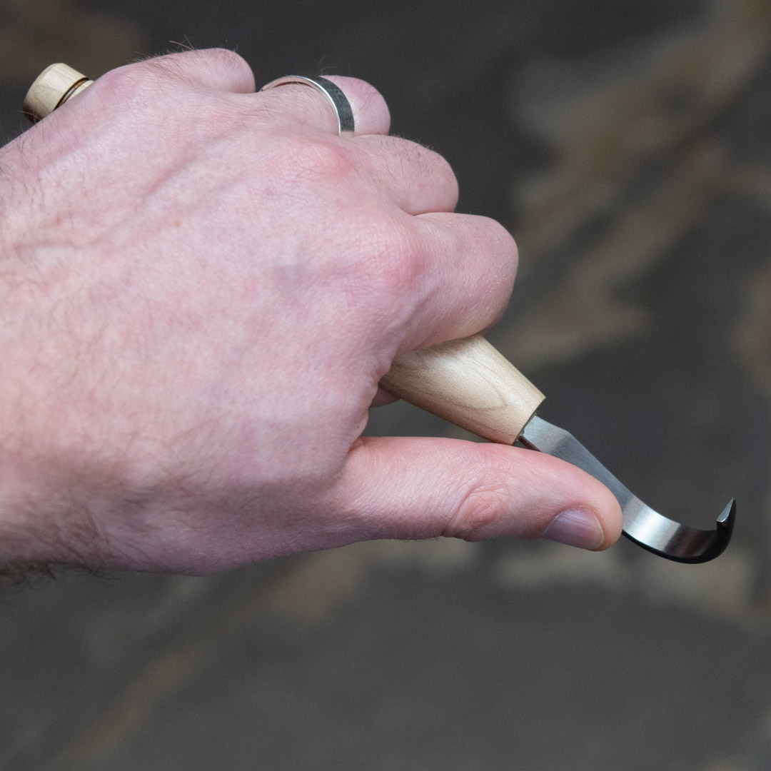 ложкорез Петроградъ, удержание от себя (N1, правый) ложкорез Петроградъ, удержание от себя (N1, правый)