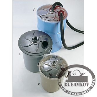 Крышки-циклон для ёмкостей D483/597мм с отверстиями для шланга D63.5мм Крышки-циклон для ёмкостей D483/597мм с отверстиями для шланга D63.5мм