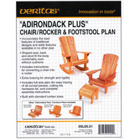 План кресла Veritas 'Adirondack Plus'