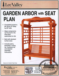    Arbor with Seat Plan