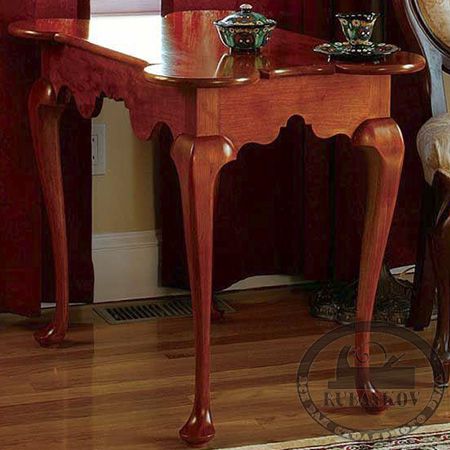   Fine Woodworking Porringer-Top Tea Table Plan