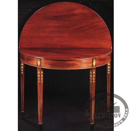   Fine Woodworking Federal Card Table Plan