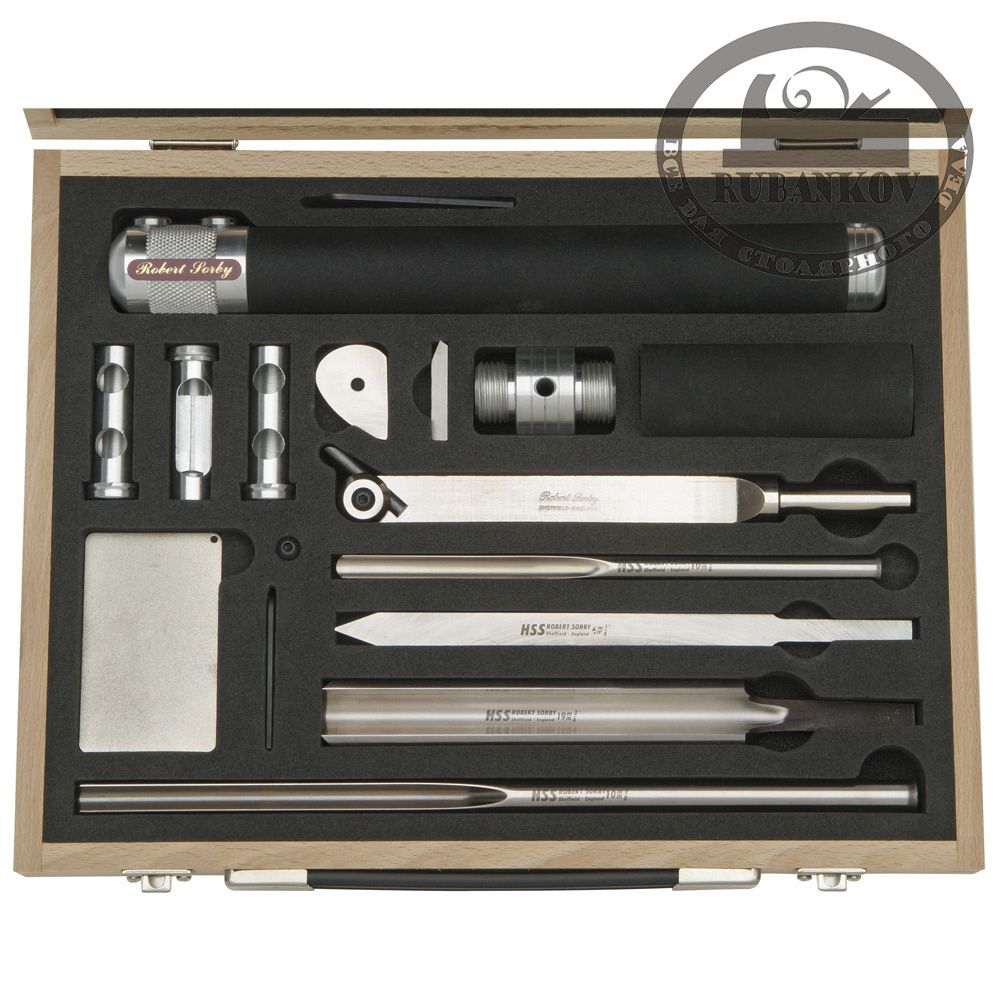   Robert Sorby Sovereign Deluxe Hollowing Tool Set,  .