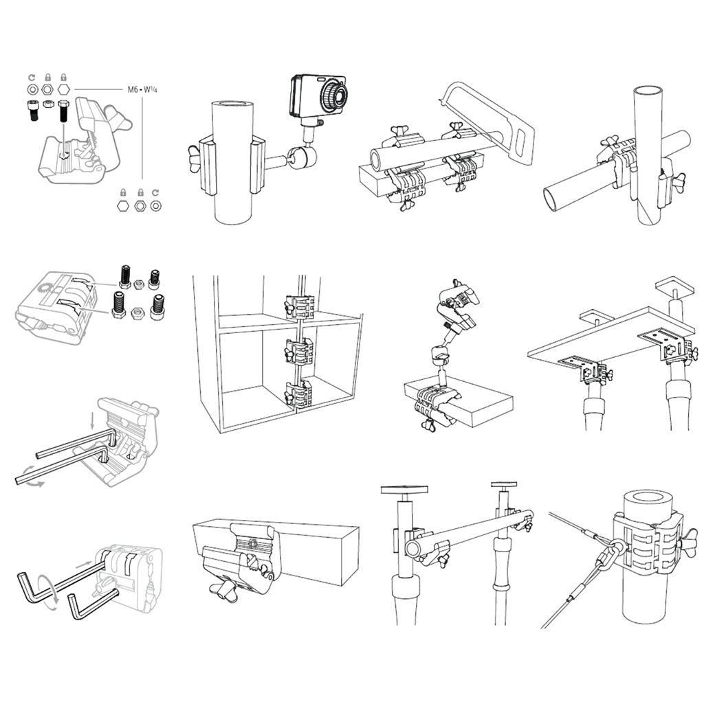  Piher MultiClamp   MultiProp, 