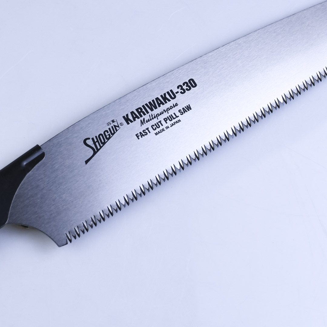 Пила плотницкая Shogun Kariwaku, 330мм, прямая пластиковая рукоять Пила плотницкая Shogun Kariwaku, 330мм, прямая пластиковая рукоять