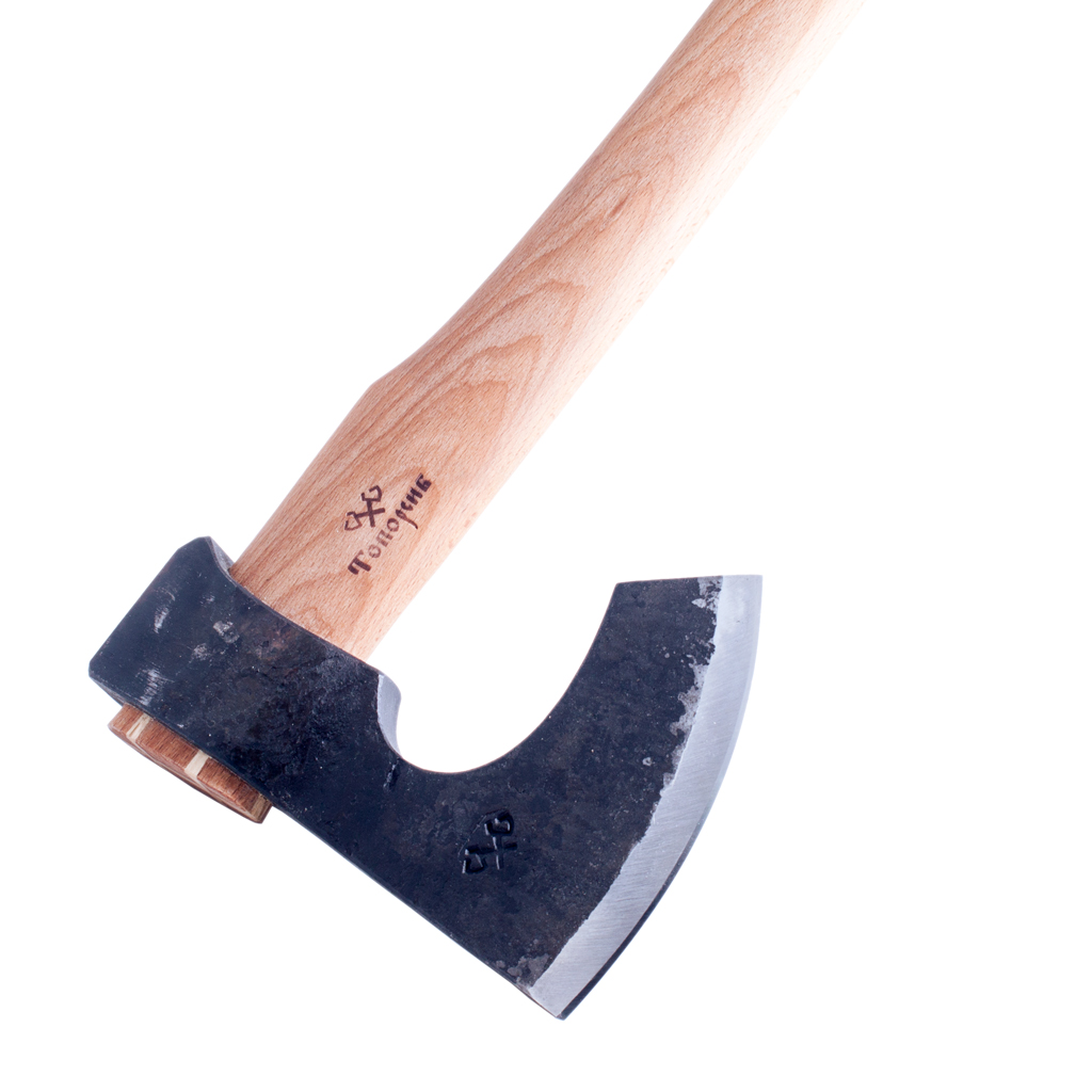 Топор Toporsib Рысь, длина 750мм, лезвие 130мм, 1.6кг, ударный закаленный обух, с чехлом Топор Toporsib Рысь, длина 750мм, лезвие 130мм, 1.6кг, ударный закаленный обух, с чехлом