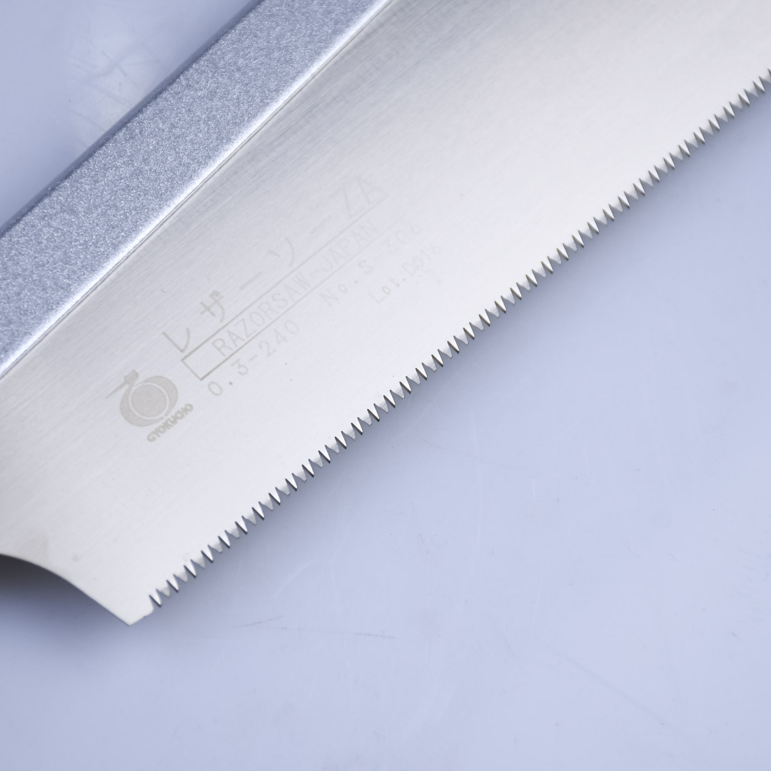 Японская обушковая пила, Gyokucho Dozuki, для композ. материалов, 240 мм, скругленная, дер.рукоять Японская обушковая пила, Gyokucho Dozuki, для композ. материалов, 240 мм, скругленная, дер.рукоять