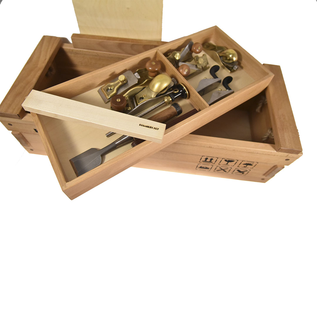 Ящик инструментальный, RUBANKOV, модель 1, 700*266*217мм, бук Ящик инструментальный, RUBANKOV, модель 1, 700*266*217мм, бук