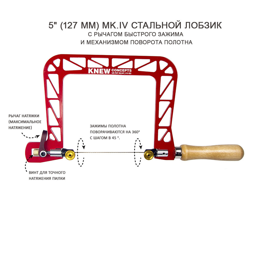 Лобзики ручные Knew Concept Heavy Duty, глубина реза 75 мм, 125 мм, 200 мм Лобзики ручные Knew Concept Heavy Duty, глубина реза 75 мм, 125 мм, 200 мм