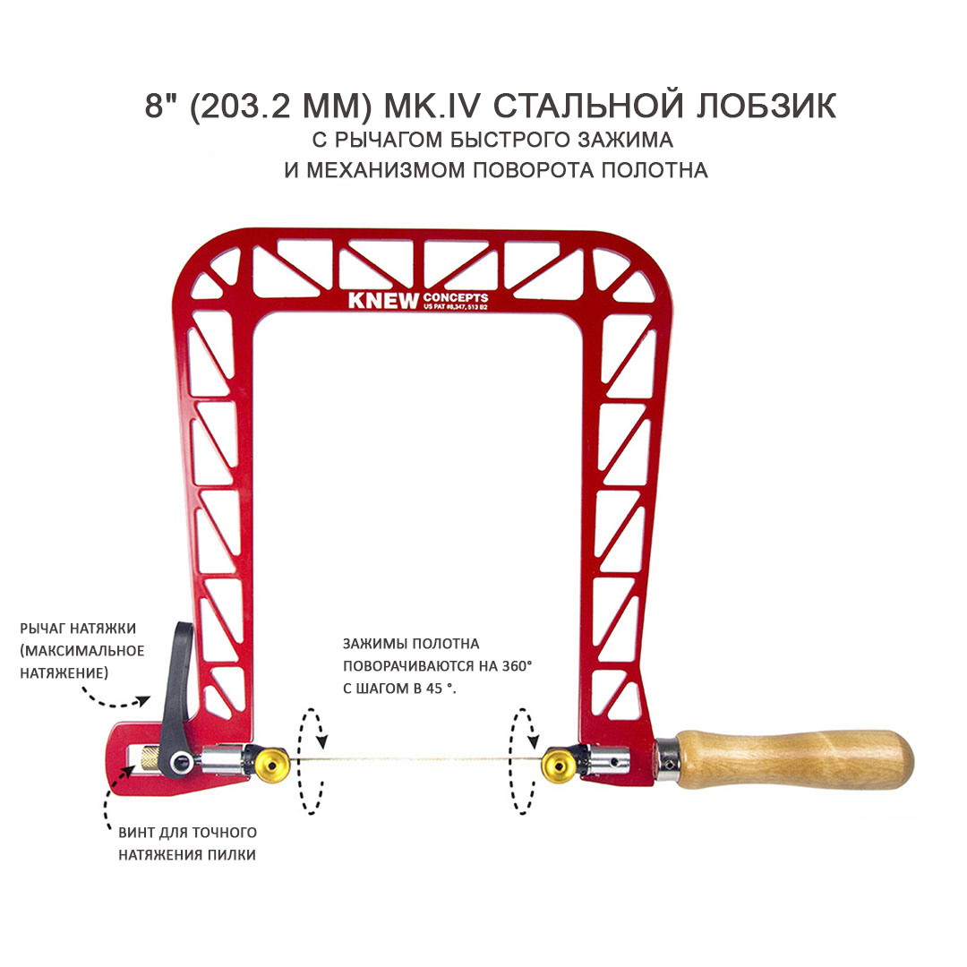 Лобзики ручные Knew Concept Heavy Duty, глубина реза 75 мм, 125 мм, 200 мм Лобзики ручные Knew Concept Heavy Duty, глубина реза 75 мм, 125 мм, 200 мм