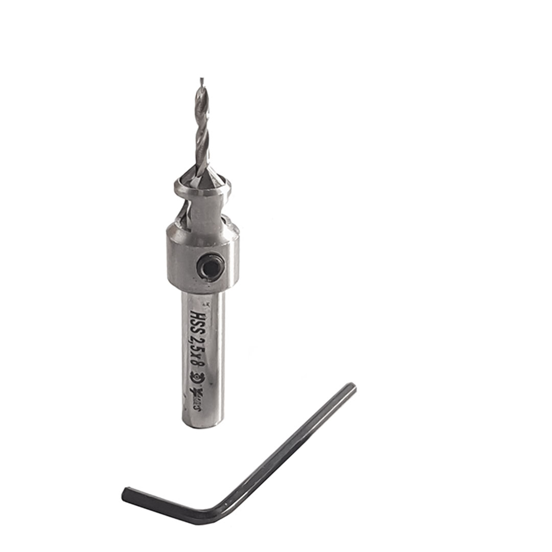 Сверло с зенкующей насадкой Сверло с зенкующей насадкой