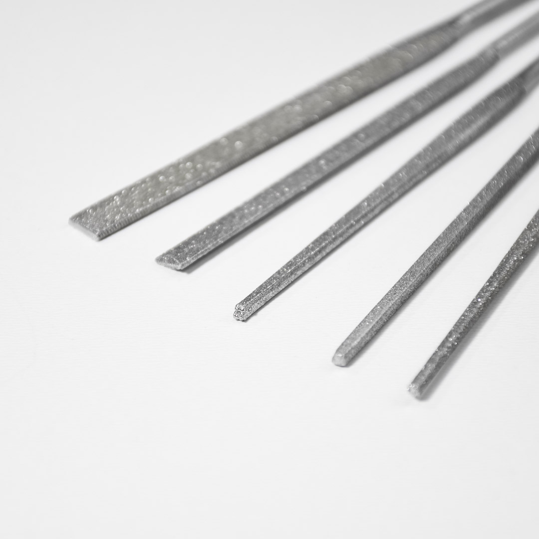 Надфили алмазные 160мм, 5 штук Надфили алмазные 160мм, 5 штук