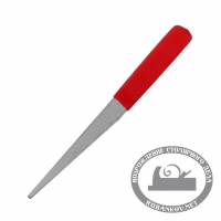 Рашпиль Iwasaki, красный, прямой, конусный, насечка торцевая, 200мм
