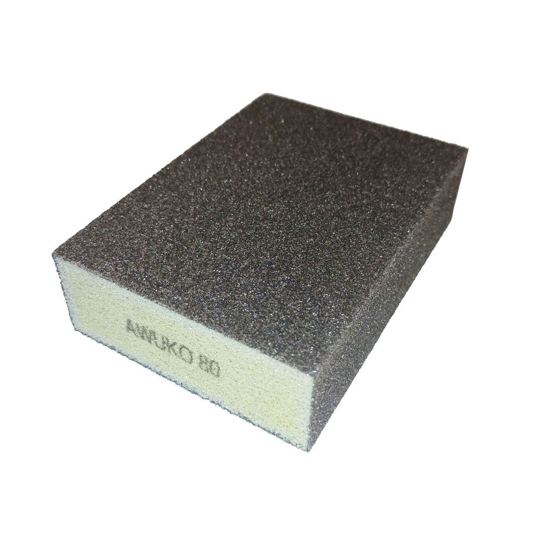 Губка шлифовальная четырехсторонняя, 96*68*26мм Губка шлифовальная четырехсторонняя, 96*68*26мм