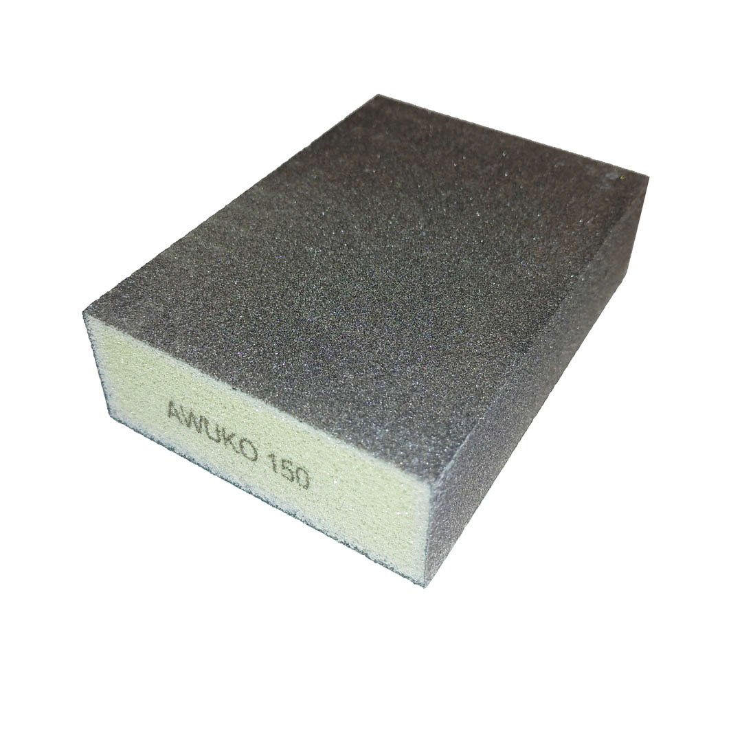 Губка шлифовальная четырехсторонняя, 96*68*26мм Губка шлифовальная четырехсторонняя, 96*68*26мм