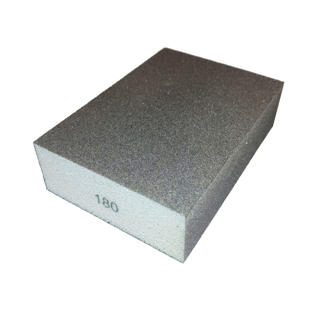 Губка шлифовальная четырехсторонняя, 96*68*26мм Губка шлифовальная четырехсторонняя, 96*68*26мм