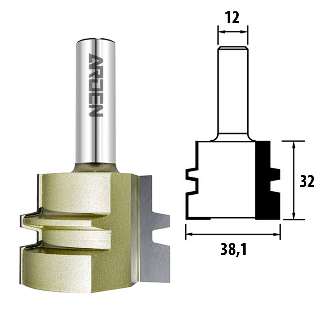   15-30 () Z=2 D=38.1x32x71 S=12 ARDEN