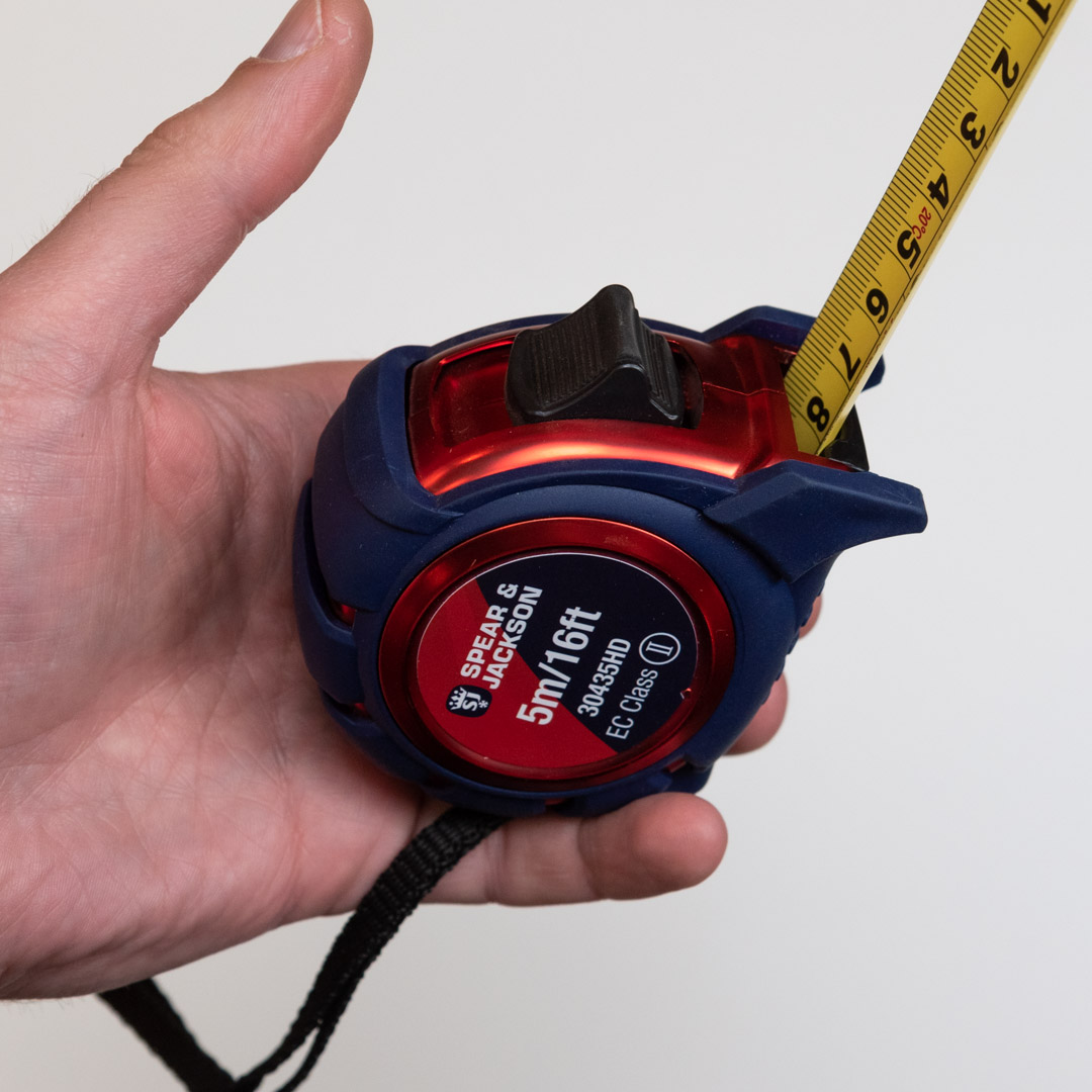 Рулетка Spear & Jackson Heavy Duty, 5м/16ft, ширина 25мм Рулетка Spear & Jackson Heavy Duty, 5м/16ft, ширина 25мм