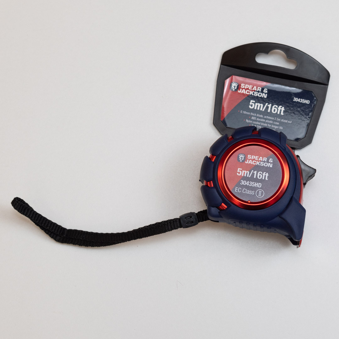 рулетка измерительная металлическая Spear & Jackson Heavy Duty 5 метров, упаковка рулетка измерительная металлическая Spear & Jackson Heavy Duty 5 метров, упаковка