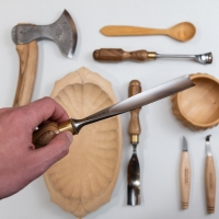 Базовый инструмент для вырезания ложек, тарелок и кукс