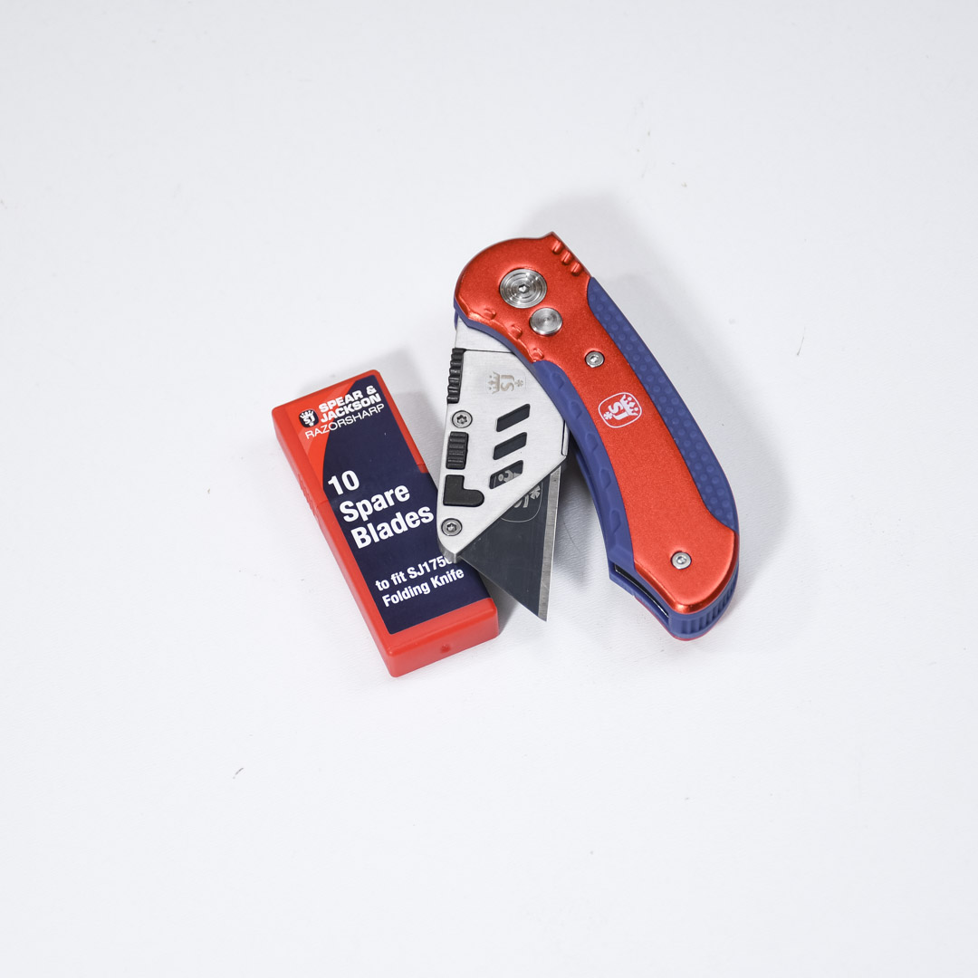 Нож складной Spear & Jackson RazorSharp + 10 лезвий Нож складной Spear & Jackson RazorSharp + 10 лезвий