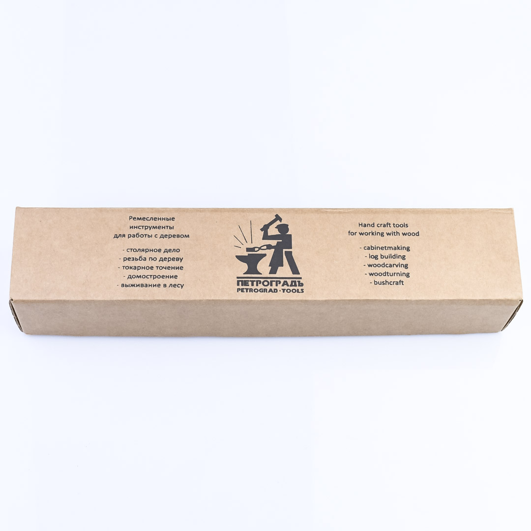 Стамеска ПЕТРОГРАДЪ, серия Вологда, прямой клинок, полукруглая РК н7,30мм Стамеска ПЕТРОГРАДЪ, серия Вологда, прямой клинок, полукруглая РК н7,30мм