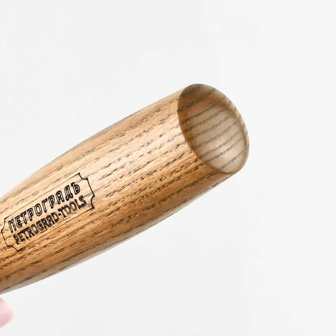 Стамеска ПЕТРОГРАДЪ, серия Вологда, прямой клинок, полукруглая РК н7,30мм Стамеска ПЕТРОГРАДЪ, серия Вологда, прямой клинок, полукруглая РК н7,30мм