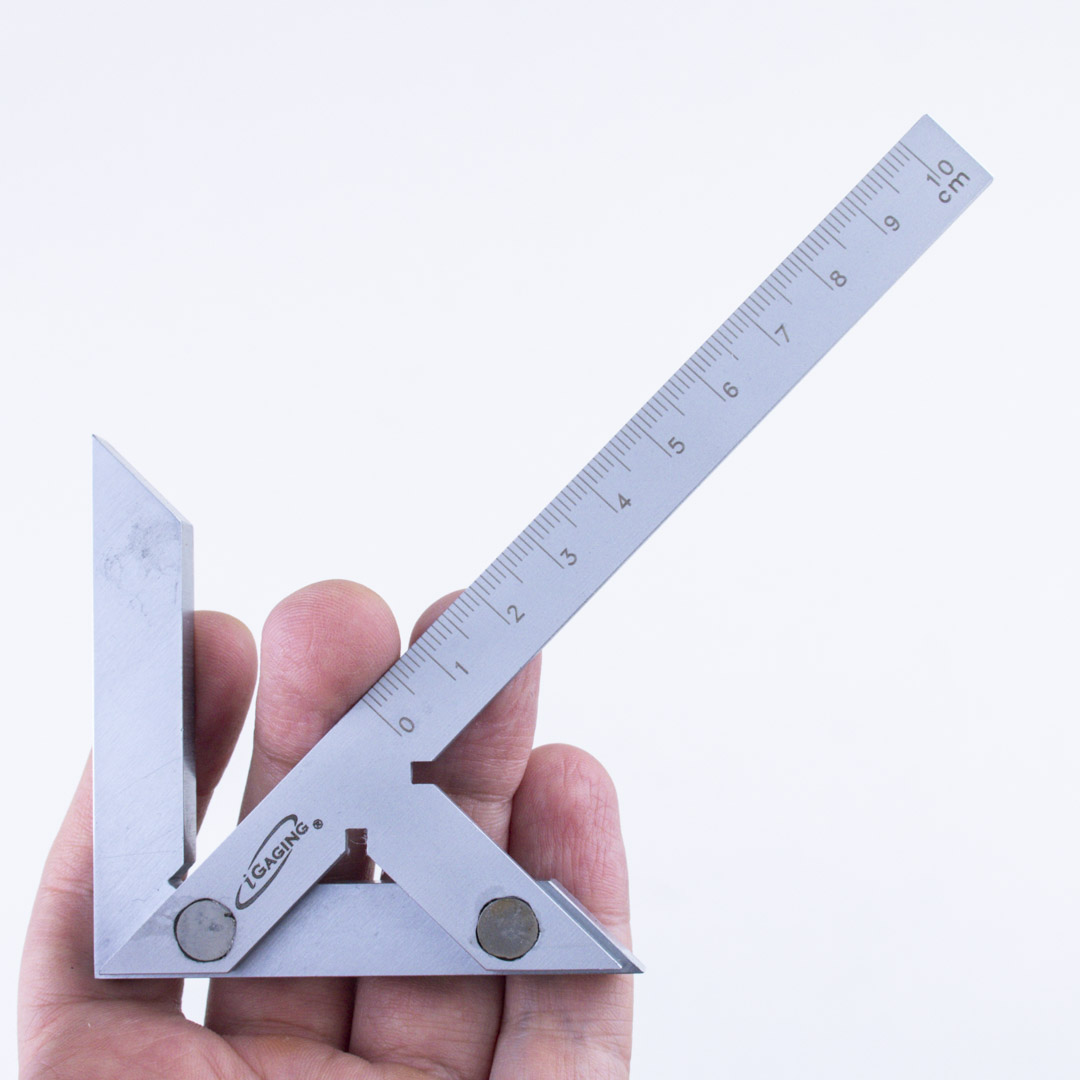 Центроискатель слесарный iGaging, c линейкой в см, длина 10 см Центроискатель слесарный iGaging, c линейкой в см, длина 10 см