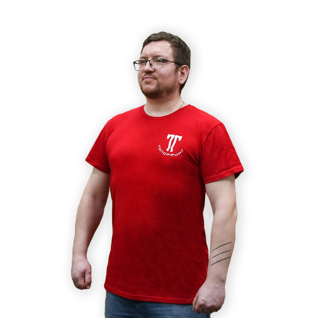 Футболка ТОПОРРИНГ, красная, размер 3XL Футболка ТОПОРРИНГ, красная, размер 3XL