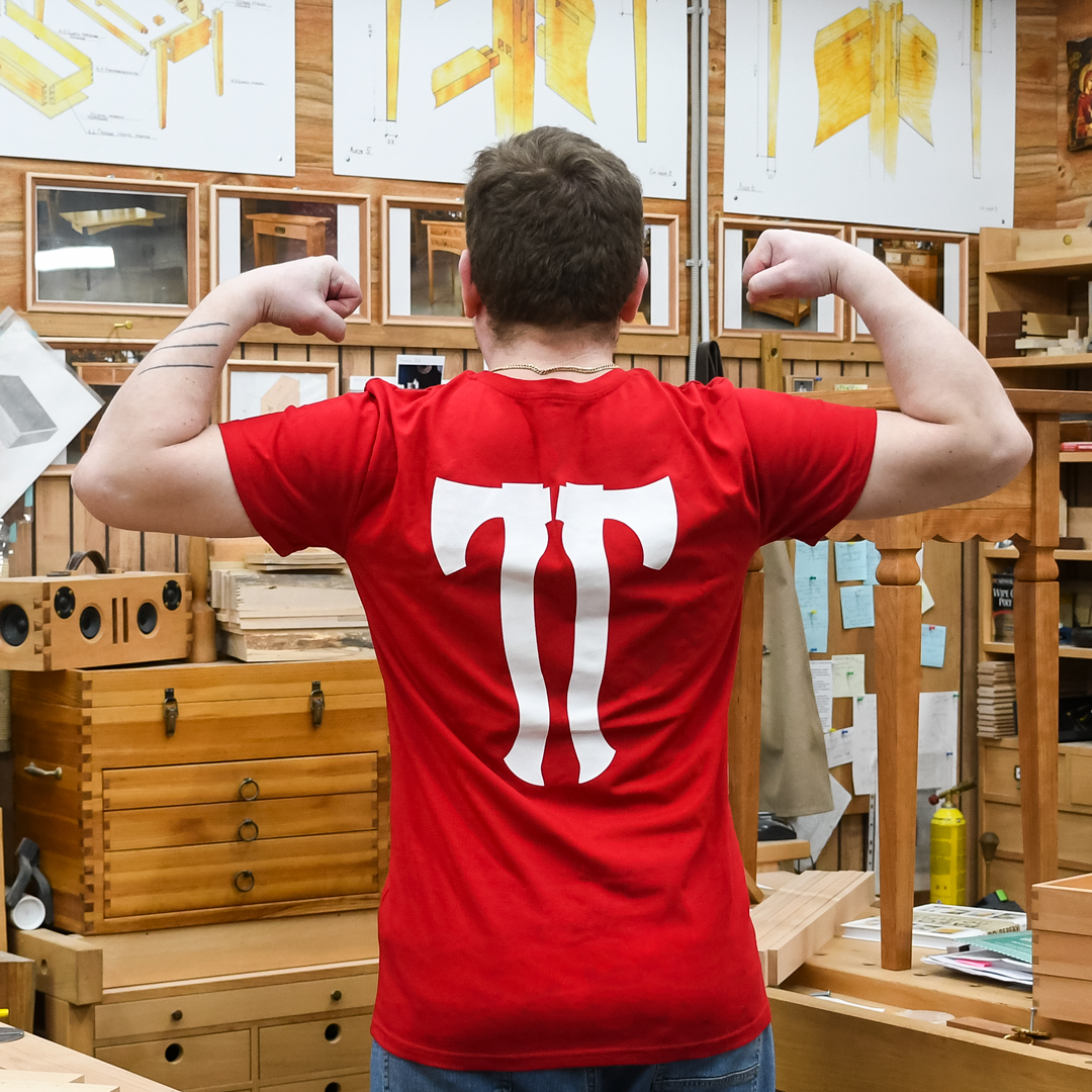 Футболка ТОПОРРИНГ, красная, размер 3XL Футболка ТОПОРРИНГ, красная, размер 3XL