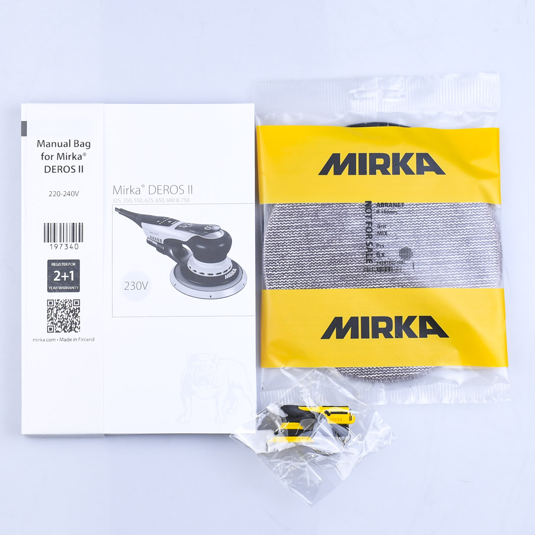   Mirka Deros II 650CV, D150,  5.0
