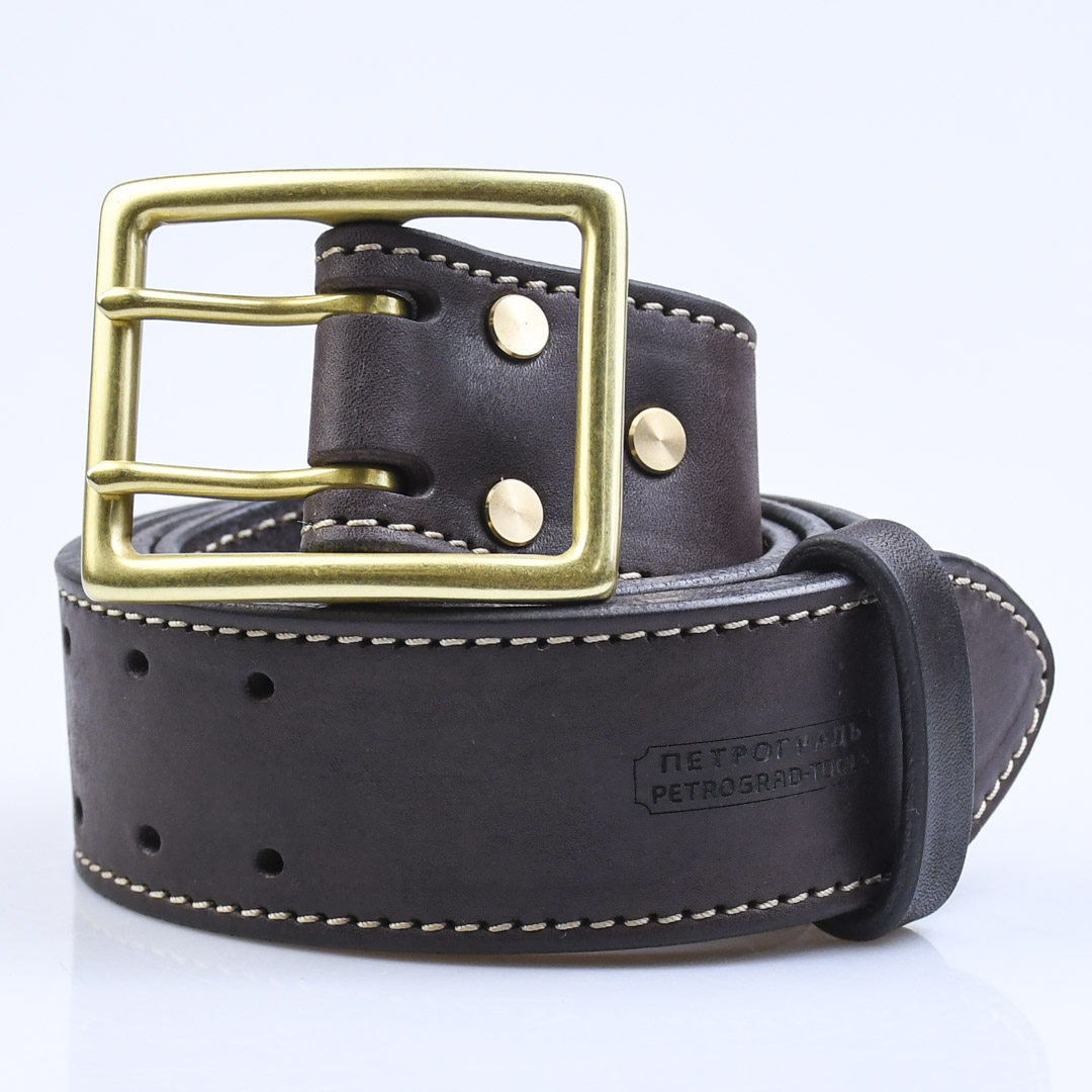 Кожаный ремень ручной работы, ПЕТРОГРАДЪ, модель 4, 50мм*140см Кожаный ремень ручной работы, ПЕТРОГРАДЪ, модель 4, 50мм*140см