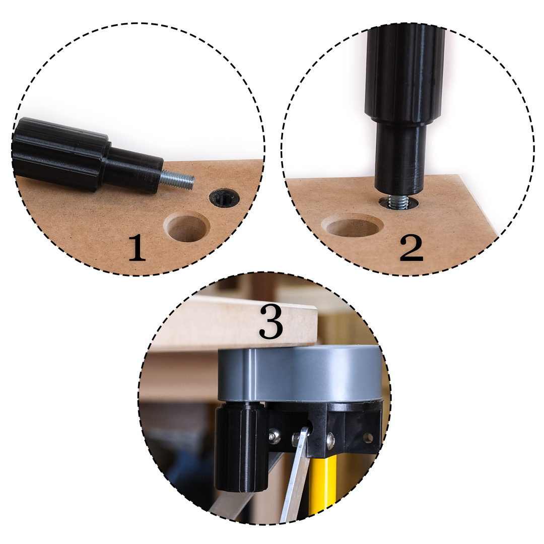 Столешница для складного подстолья Bora, 605мм * 1210мм, двойная Столешница для складного подстолья Bora, 605мм * 1210мм, двойная