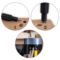 Столешница для складного подстолья Bora, 605мм * 1210мм, двойная Столешница для складного подстолья Bora, 605мм * 1210мм, двойная