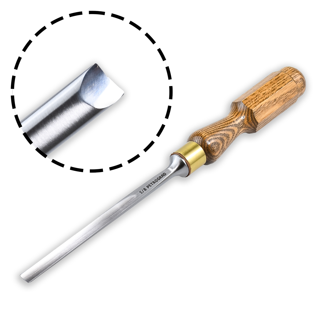 Стамески для резьбы по дереву, ПЕТРОГРАДЪ, прямые N5 Стамески для резьбы по дереву, ПЕТРОГРАДЪ, прямые N5