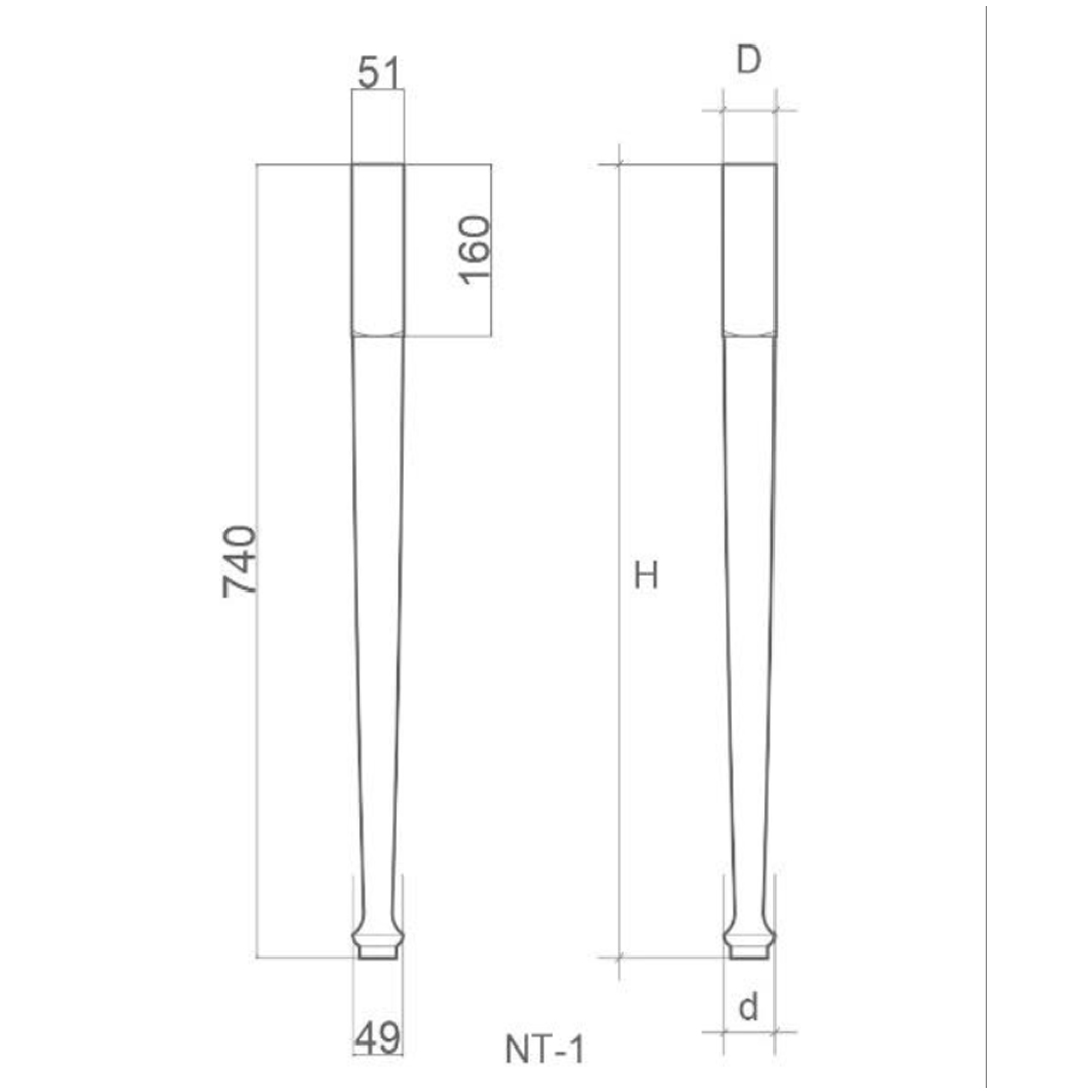    NT-1, H740, D51, d49 , 