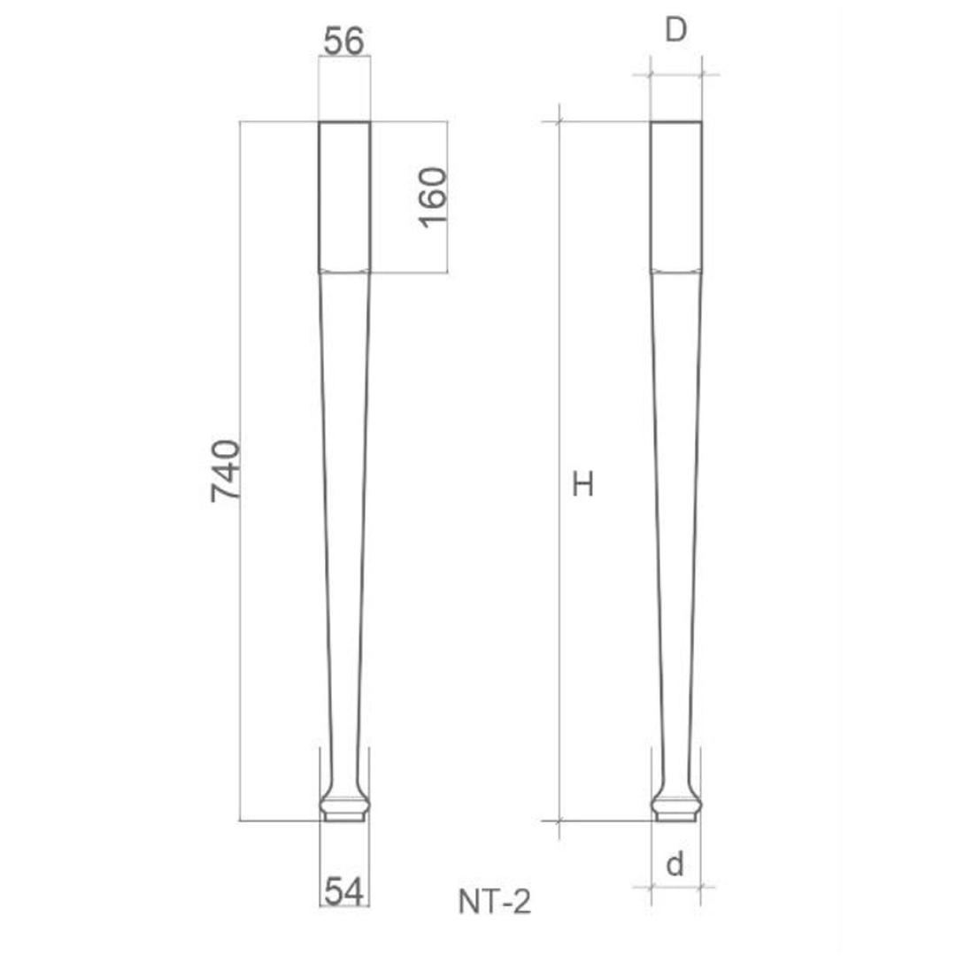    NT-2, H740, D56, d54 , 