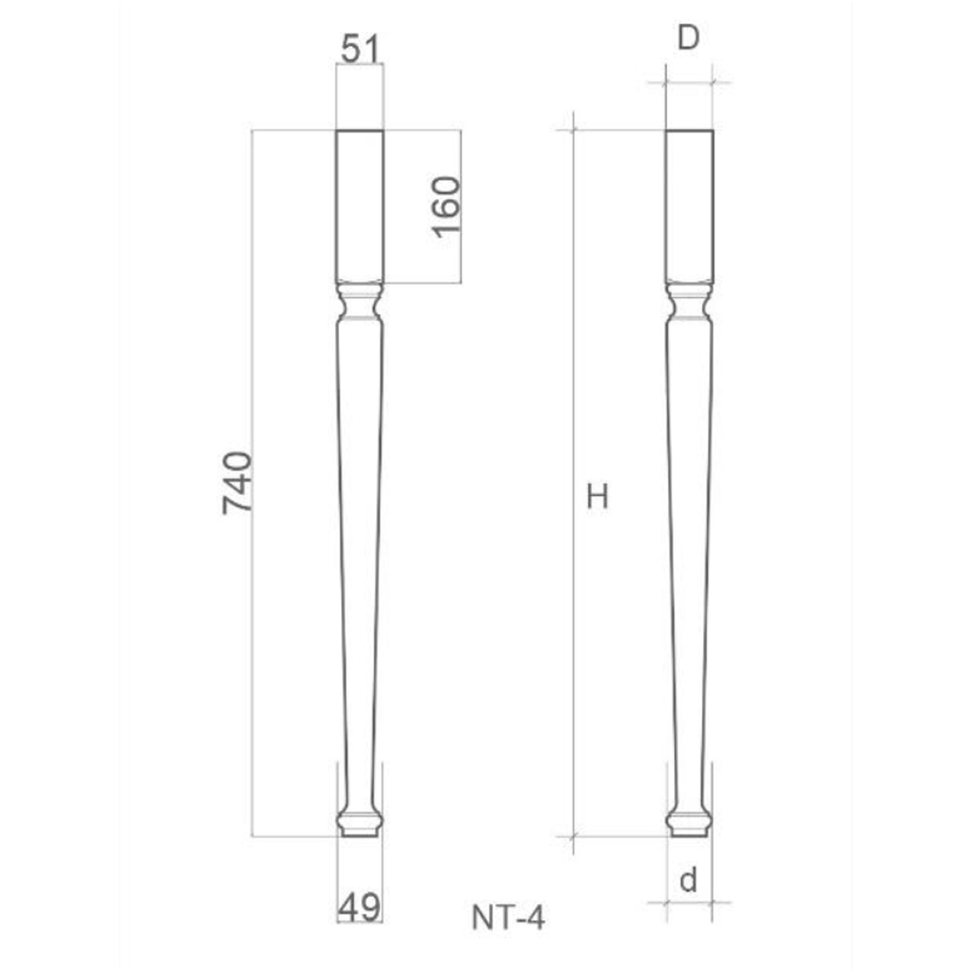    NT-4, H740, D51, d49 , 
