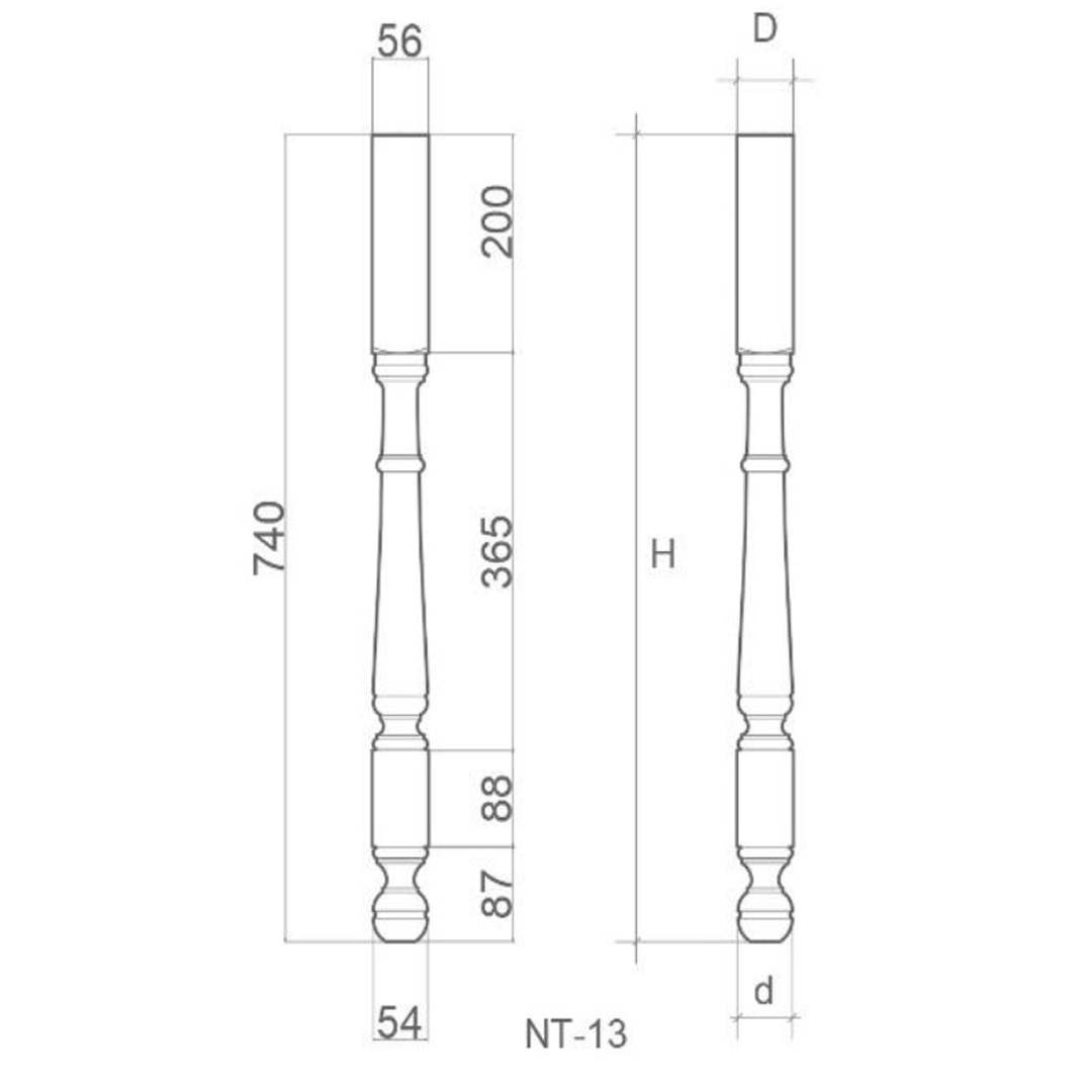   NT-13, H740, D56, d54 , 