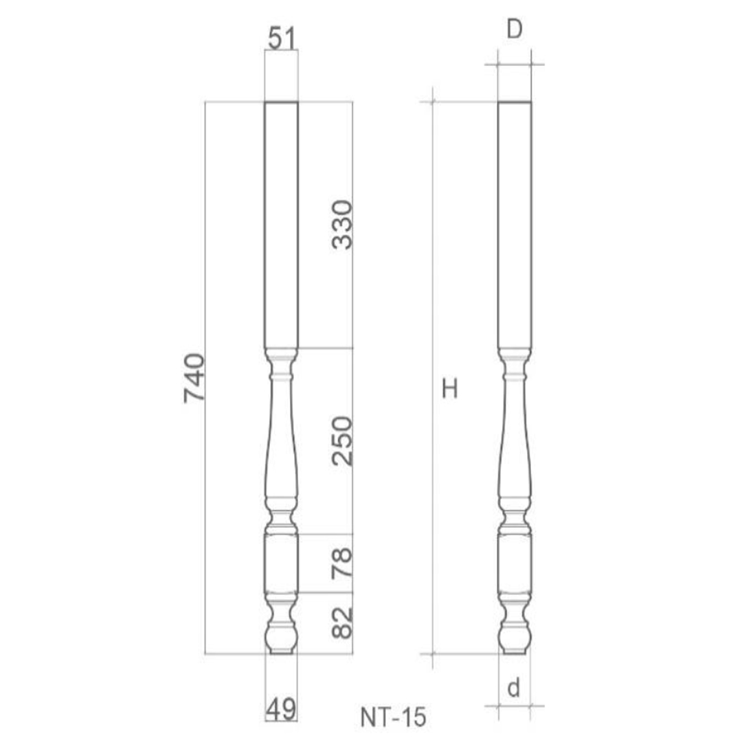   NT-15, H740, D51, d49 , 