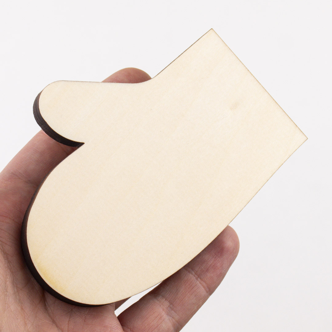 Заготовка для обучения резьбе *Варежка* Заготовка для обучения резьбе *Варежка*