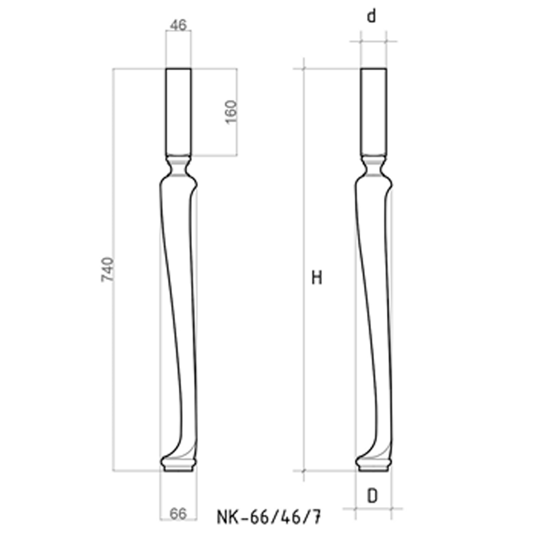 ��������� �����  NK- 76.1, H740, D76, d51 ��, ���