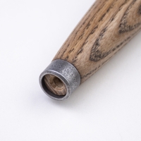 Рукоять н52, для короткой клюкарзы из серии *Вологда* со стальным кольцом Рукоять н52, для короткой клюкарзы из серии *Вологда* со стальным кольцом