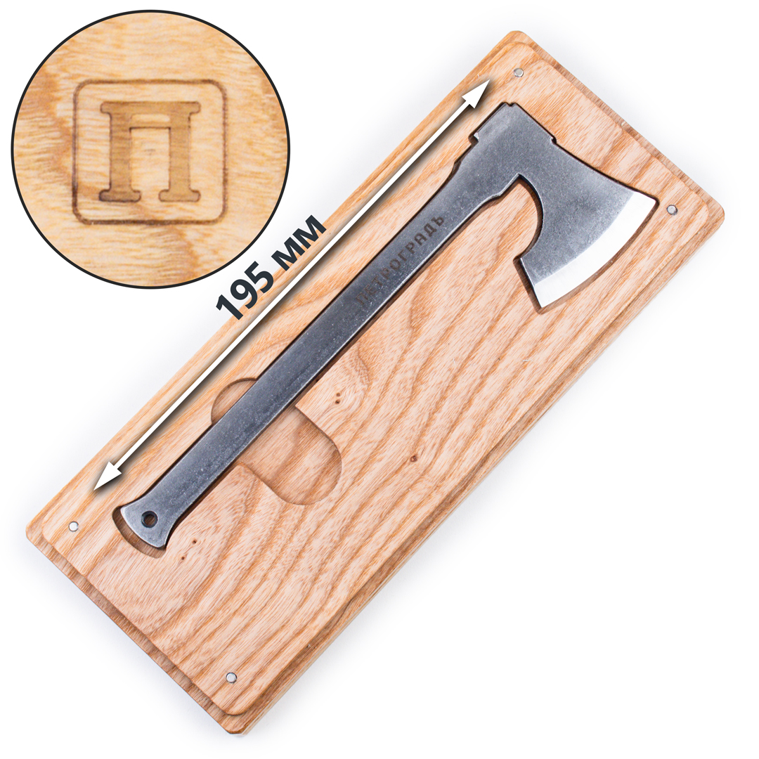 Топорик ПЕТРОГРАДЪ, модель Рославль, 195мм, в ящичке Топорик ПЕТРОГРАДЪ, модель Рославль, 195мм, в ящичке