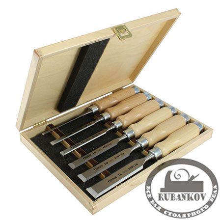 Стамески Narex, плоские, дер;рук Стамески Narex, плоские, дер;рук