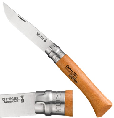 Нож скл, Opinel N10, carbone, 230/100мм Нож скл, Opinel N10, carbone, 230/100мм