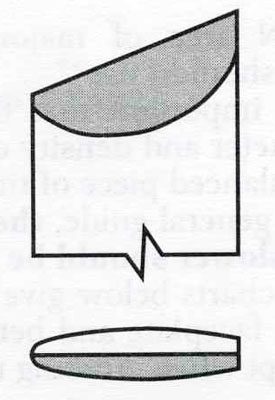   Crown , Oval Skew Chisel