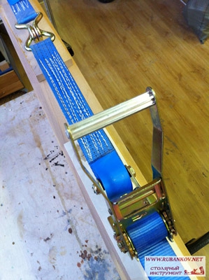 Ремень стяжной 5т, 10м;50мм, с храповиком Ремень стяжной 5т, 10м;50мм, с храповиком