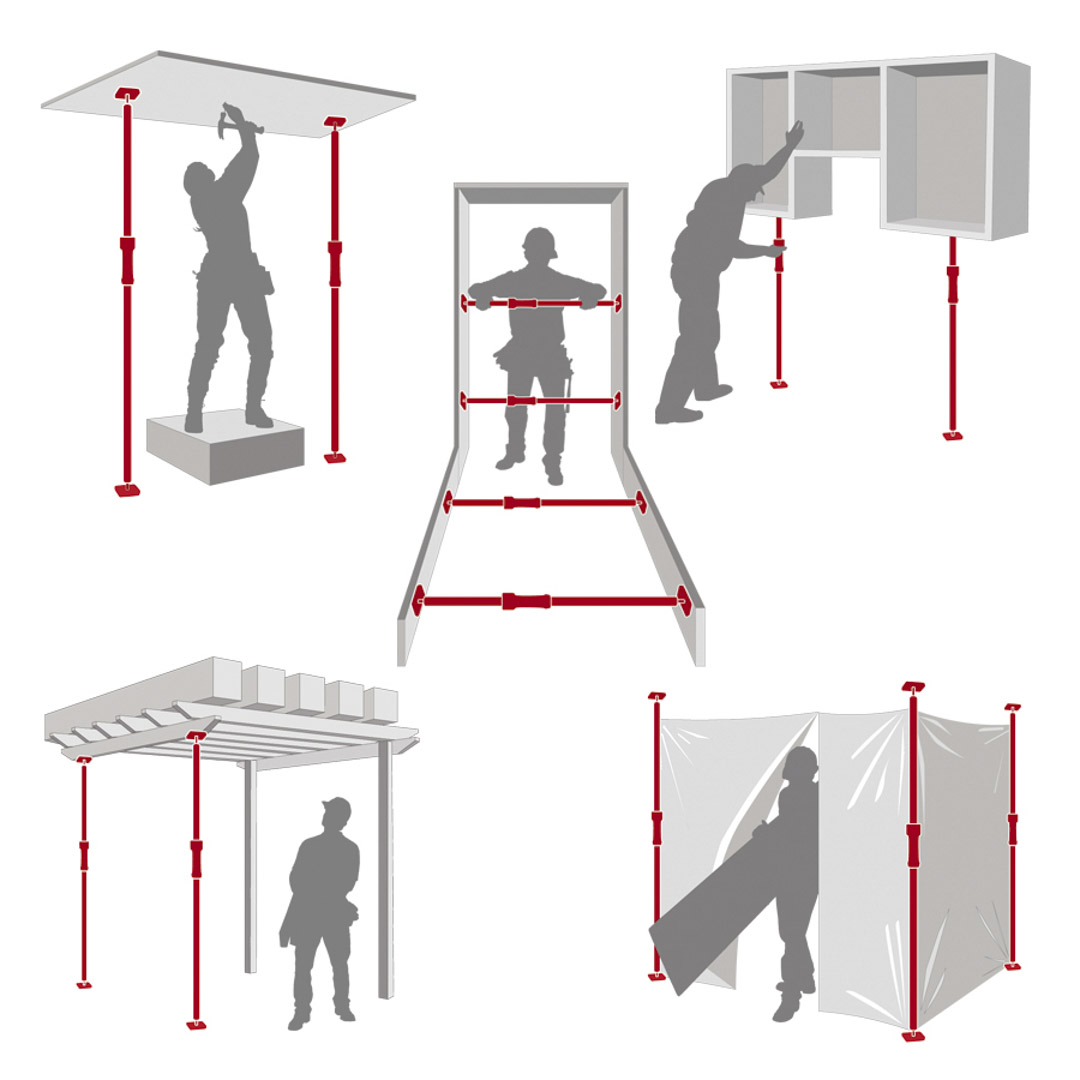Распорки телескопические, Piher Распорки телескопические, Piher