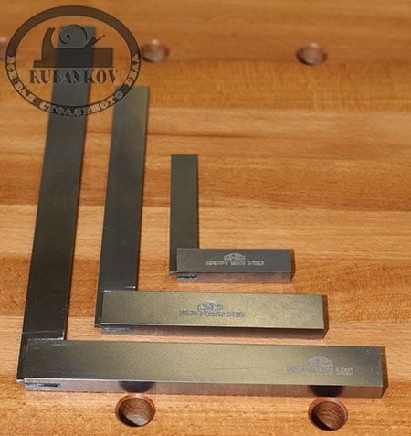 Угольники слесарные, Kinex, с широким основанием, DIN875, кл.0 Угольники слесарные, Kinex, с широким основанием, DIN875, кл.0